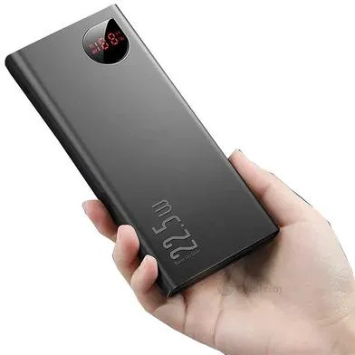 Baseus PPADM20S 20000mah Adaman Metal Fast Charging Power Bank Black (22.5W)