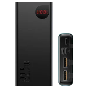 Baseus PPADM20S 20000mah Adaman Metal Fast Charging Power Bank Black (22.5W)