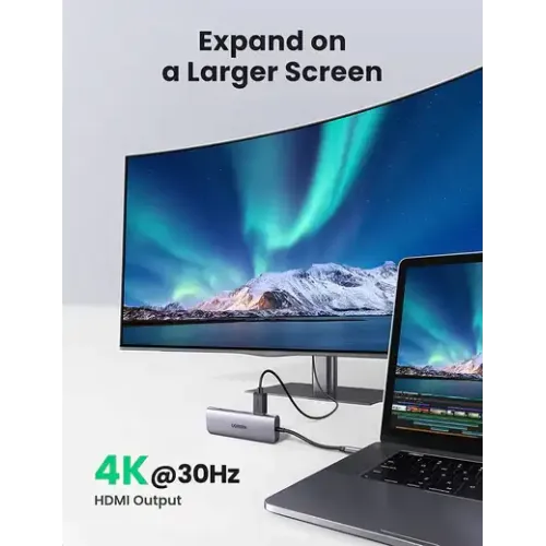 Ugreen CM511 USB Type-C 6 in 1 Multifunction Hub #20956A