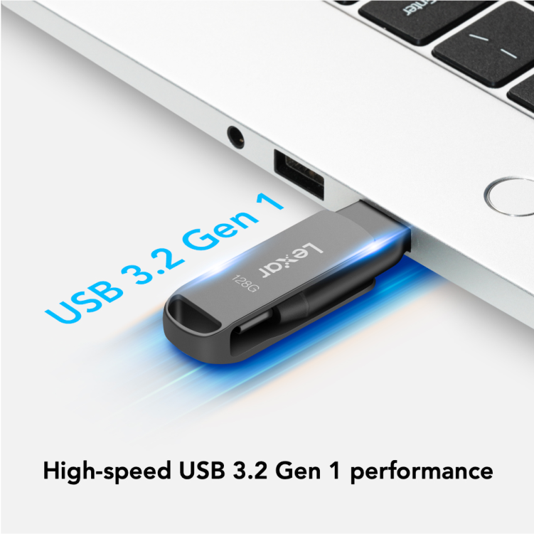 Lexar JumpDrive Dual Drive D400 128GB USB 3.2 Type-C Pen Drive