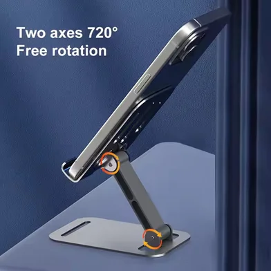 Metal Mobile Stand for Table Adjustable 720 Degree Rotation Mobile Holder