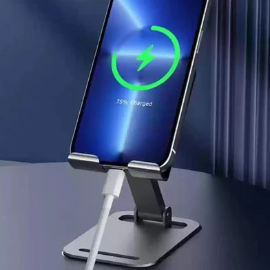Metal Mobile Stand for Table Adjustable 720 Degree Rotation Mobile Holder